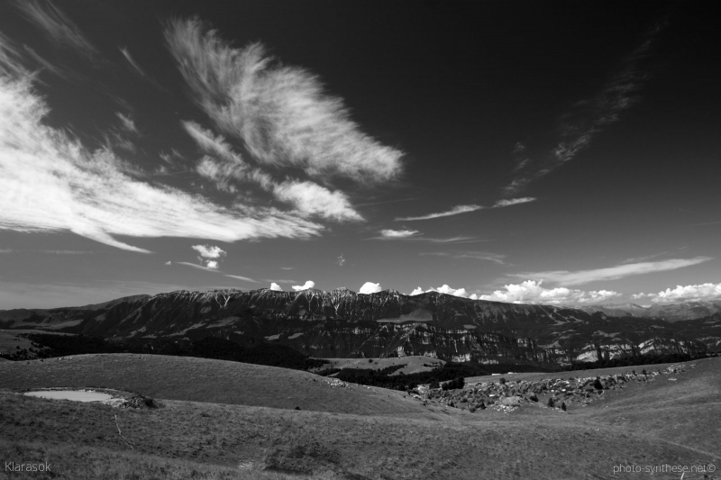 Photographie <em>"Monte Baldo par temps clair - Lessinie, Vérone, Italie"</em> par <b>Klarasok</b>
