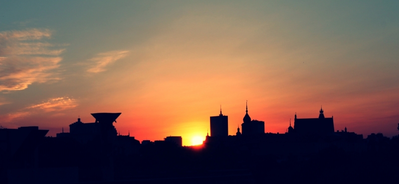 Photograph <em>"Sunset in Warsaw"</em> by <b>Jolka</b>