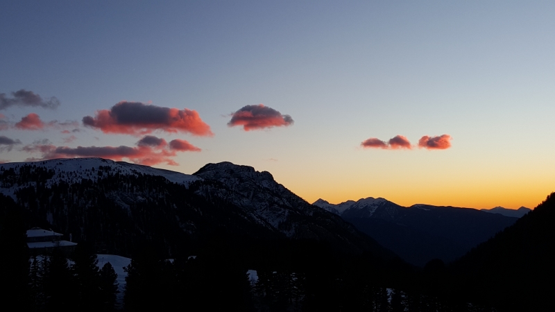 Photograph <em>" sunset on skis - Pampeago - Trentino Alto Adige, Italia"</em> by <b>gsimo83</b>
